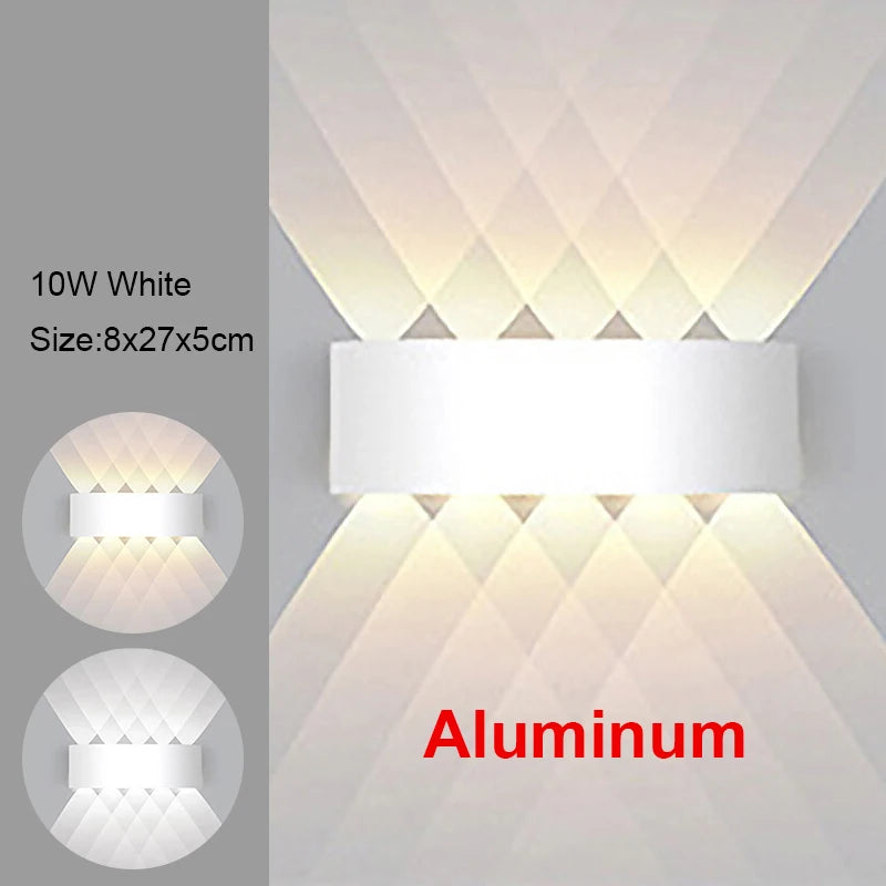 Applique murale LED à éclairage haut et bas, 2 à 10 W