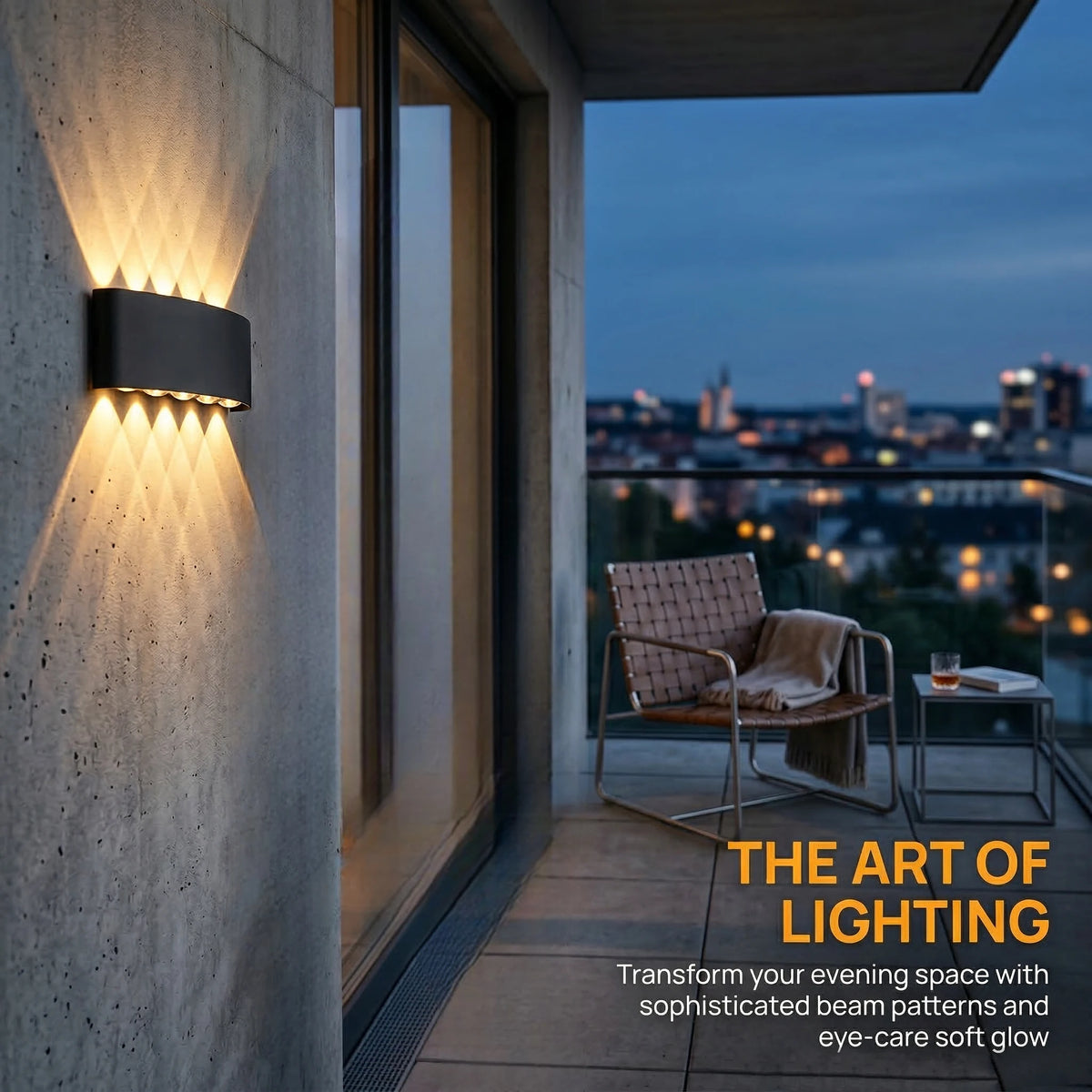 Applique murale LED à éclairage haut et bas, 2 à 10 W
