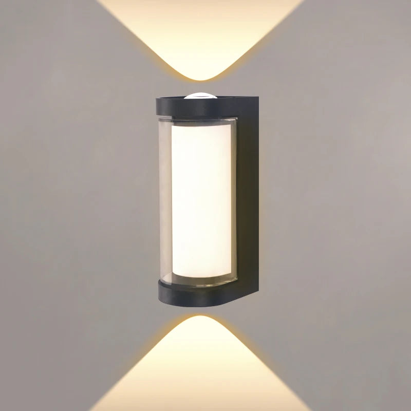 Applique murale LED IP65 à éclairage haut et bas