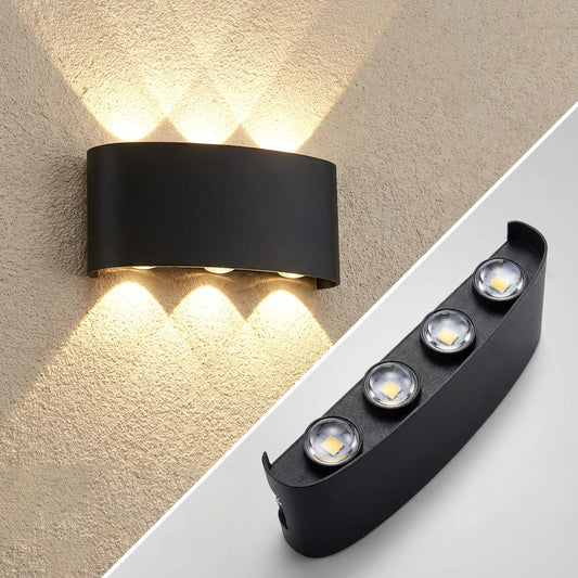 Applique murale LED haut et bas 2 à 10 W