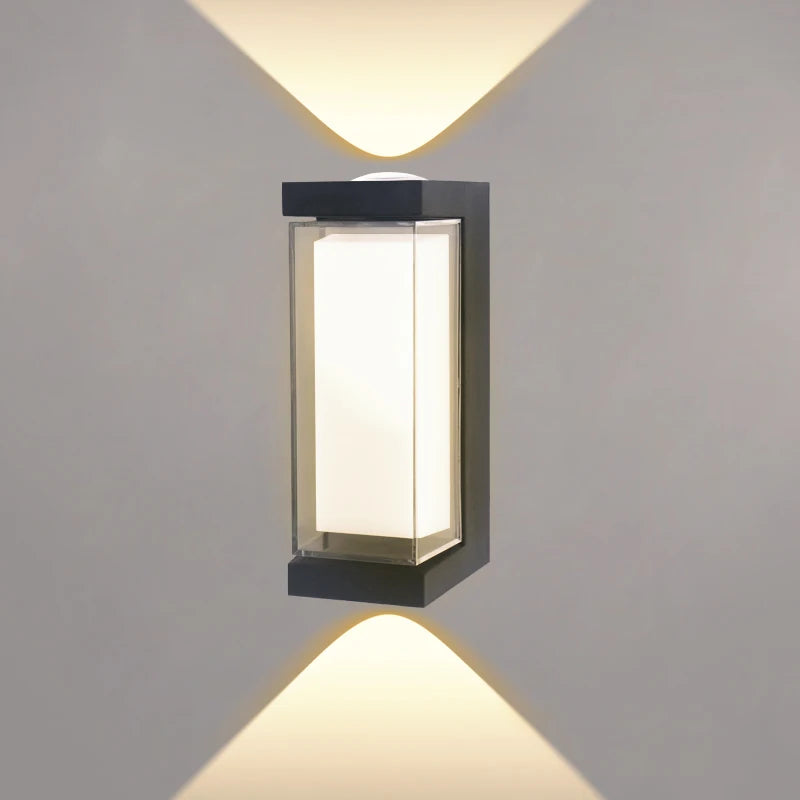 Applique murale LED IP65 à éclairage haut et bas