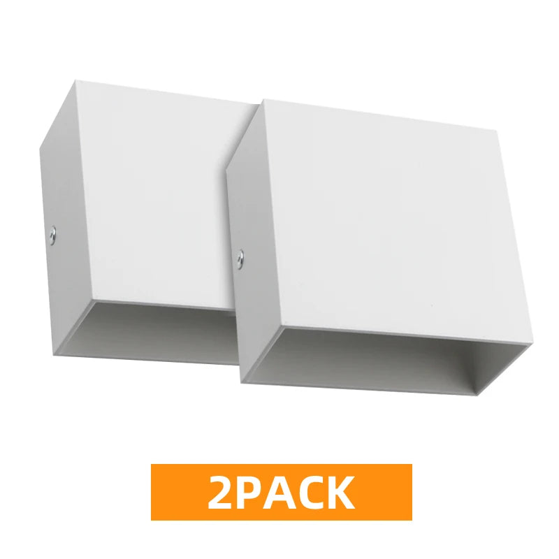 Applique murale LED intérieure 6 W à éclairage haut et bas