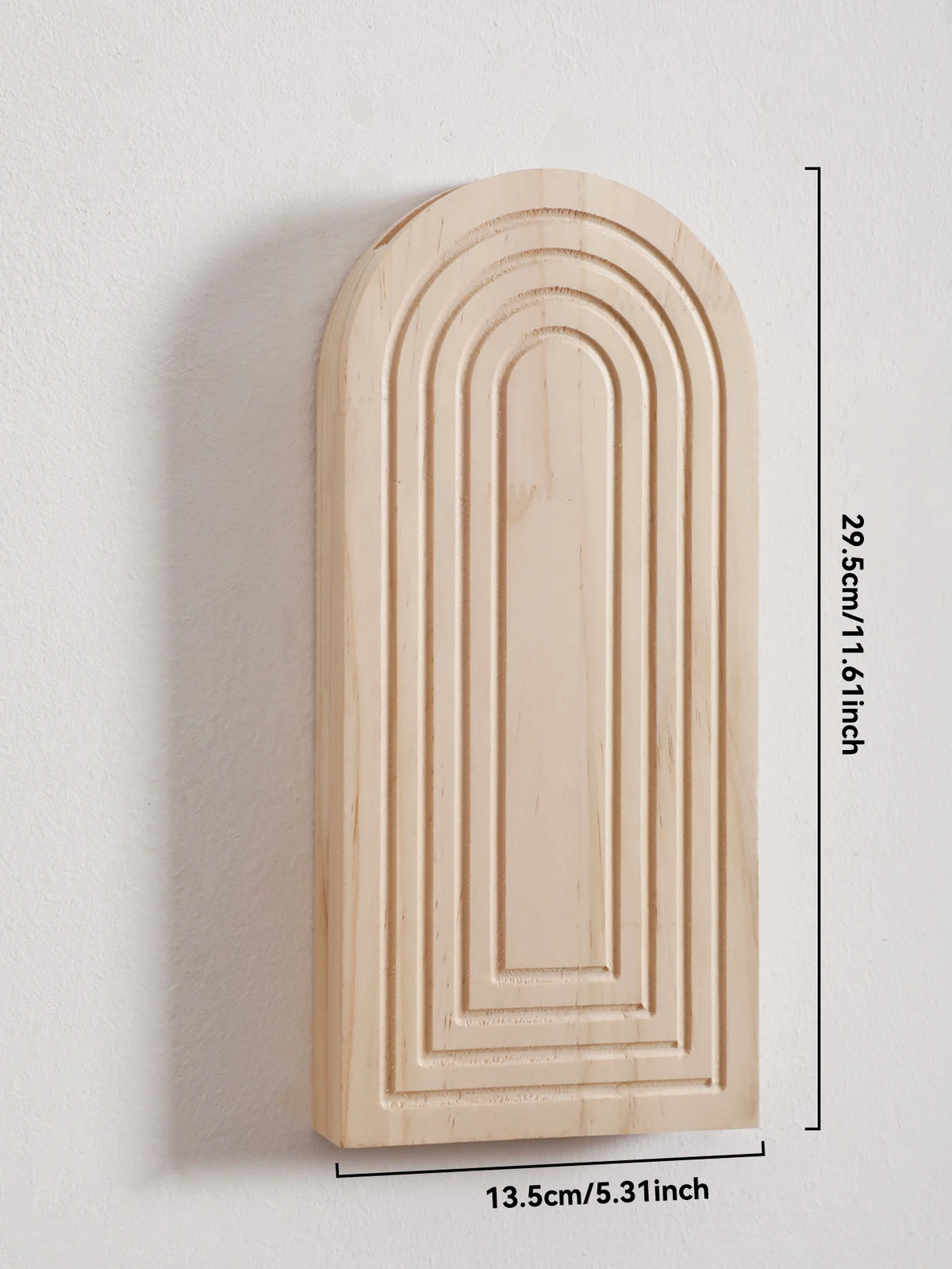Vase mural arche en bois – Jardinière suspendue
