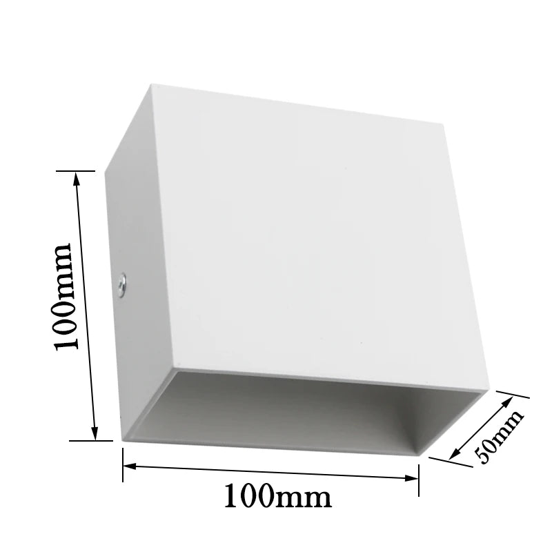 Applique murale LED intérieure 6 W à éclairage haut et bas