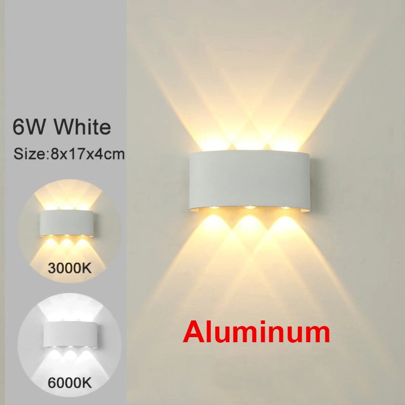 Applique murale LED à éclairage haut et bas, 2 à 10 W